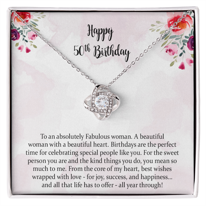 Personalized Gift Ideas For Her 50th Birthday | Typographic Love Heart