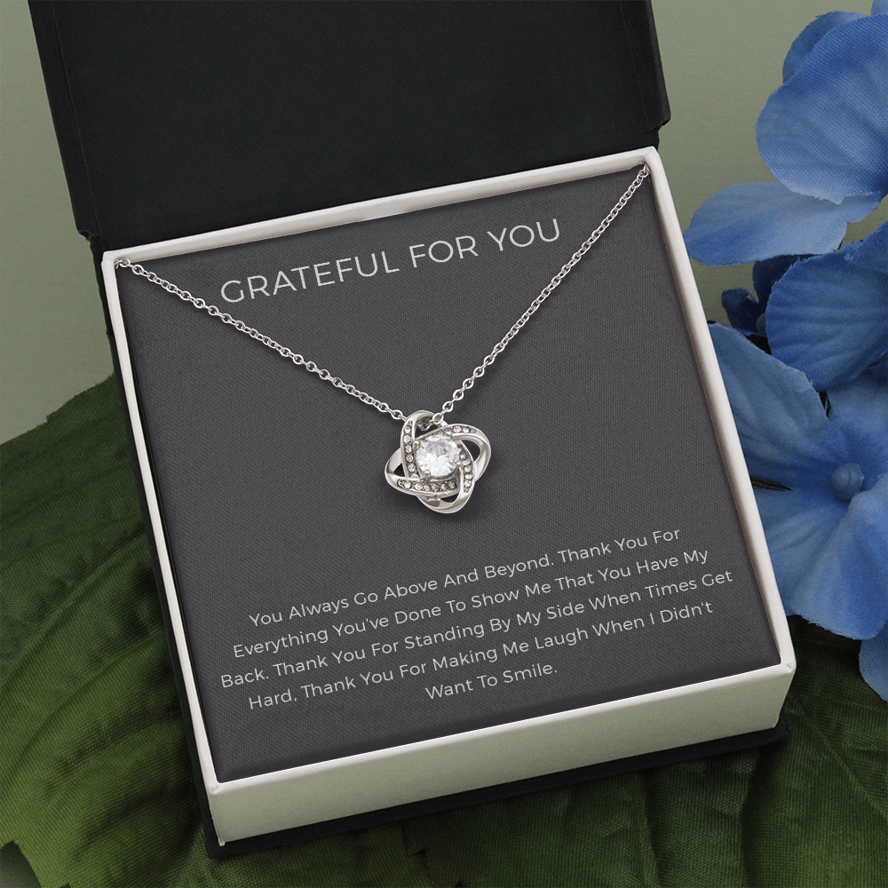 Thank You Gift, Gratitude Gift, Appreciation Necklace Gift, Gift For Best Friend, Thank You For Being In My Life