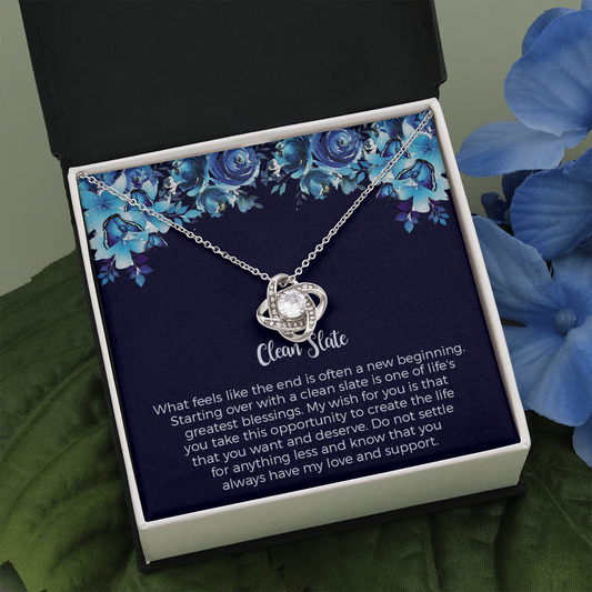  New Beginnings Necklace for Women, Divorce Gifts for Her, Break Up, Recovery Gift