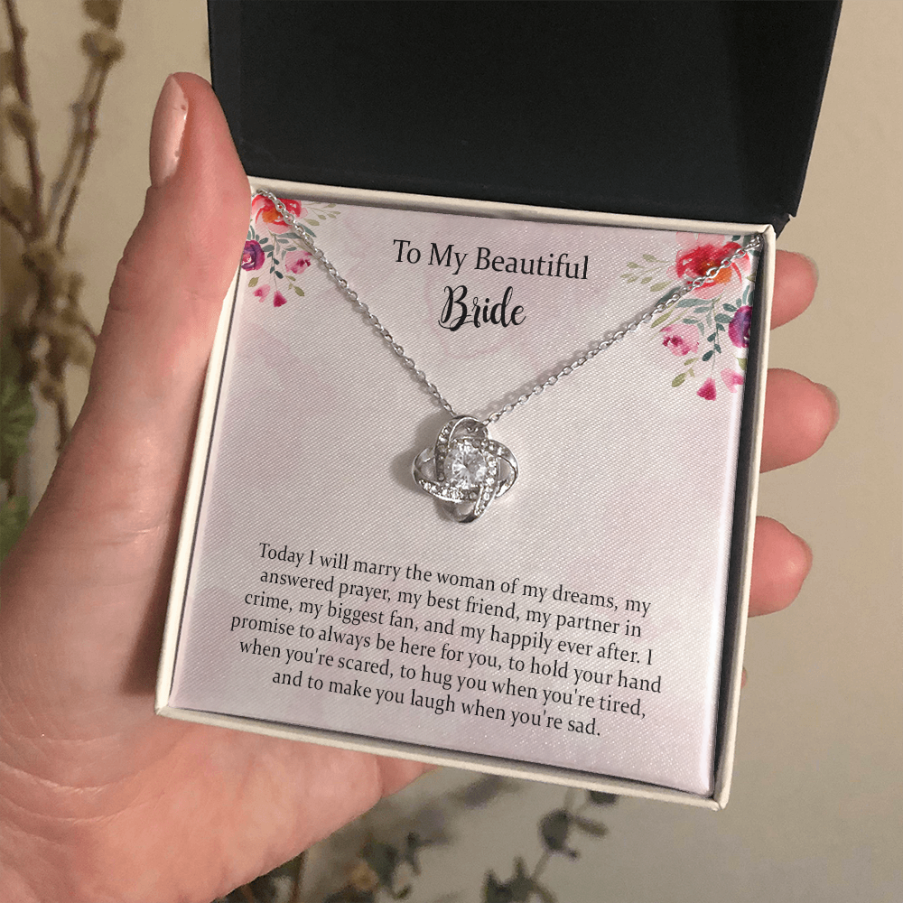 Bride Gift From Groom, Wedding Day Alluring Beauty Necklace Gift, Groom To Bride, Jewelry Gift From Groom To Bride, Beautiful Bride Necklace, To My Bride From Groom