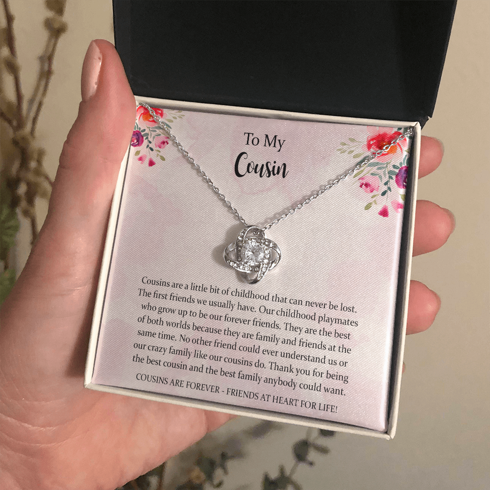 Cousin Gifts For Women Love Knot Necklace