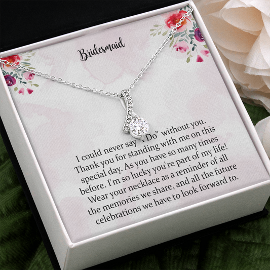 Bridesmaid Alluring Beauty Necklace For Bridesmaid Proposal Gift Bridesmaid Jewelry