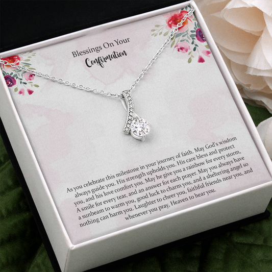 Confirmation Gifts For Girls, Personalized Gifts For Her, Necklace With Meaningful Message.