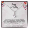 75th Birthday Gift for Women, 75th Birthday Alluring Beauty Necklace Gift for Mom, 75 Year Old Birthday Gift, 75th Birthday Gift Ideas