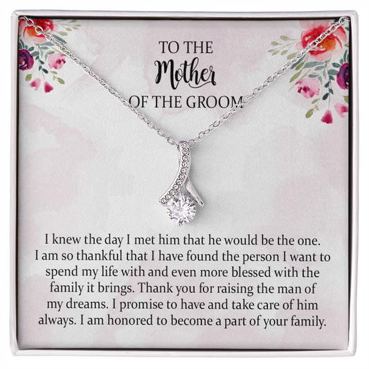 Mother-in-law Of The Bride Alluring Beauty Necklace Gift, Mother-in-law Of The Bride Gift From Daughter, Mother-in-law Of The Bride Necklace