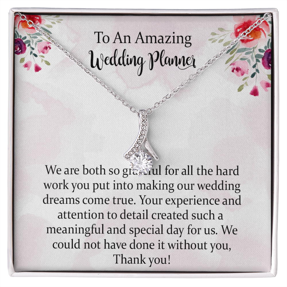 Wedding Planner Alluring Beauty Necklace Gift, Wedding Planner, Wedding Coordinator Gift, Thank You Gift Wedding Planner