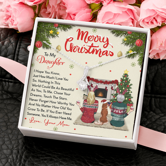 Daughter Gifts From Mom and Dad Necklace