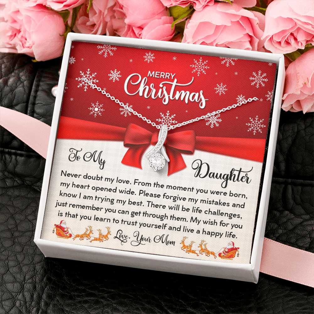 Daughter Gifts From Mom and Dad Necklace