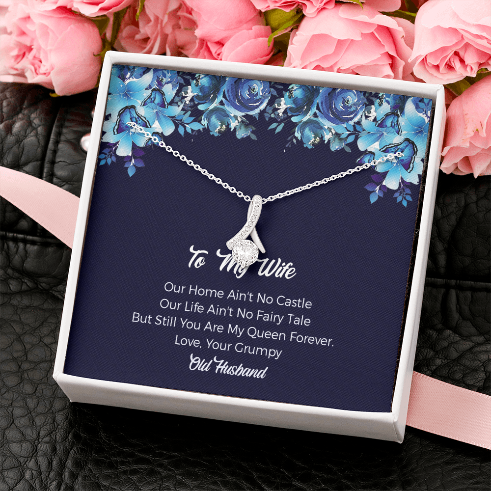 Forever Love To My Wife Necklace from Husband, Anniversary Birthday Gift for Wife