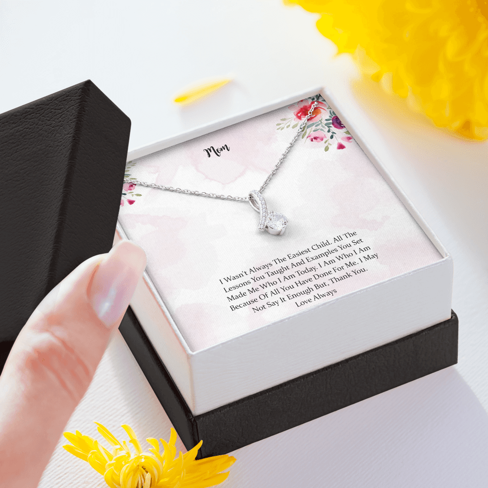 Mom Necklace Gift，Thank You Necklace, Gift, Mother Daughter Necklace