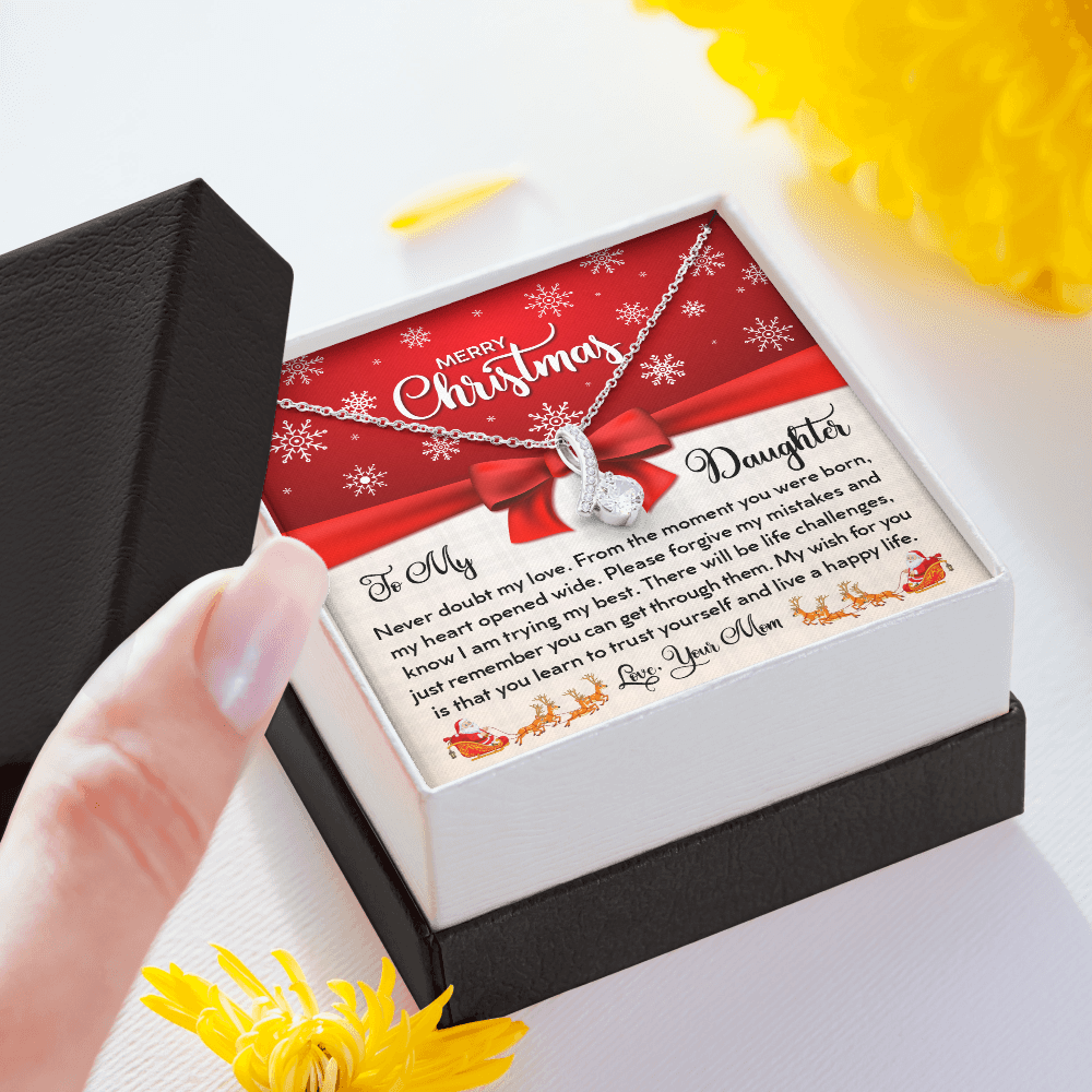 Daughter Gifts From Mom and Dad Necklace