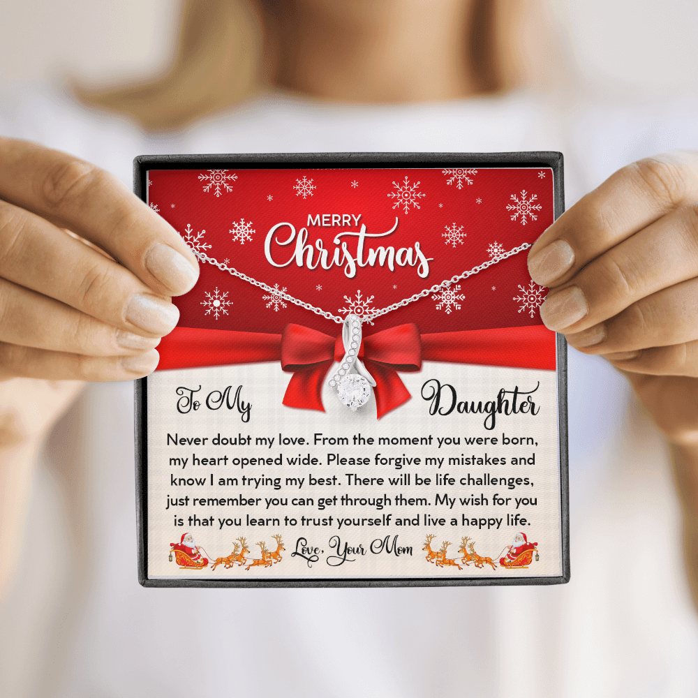 Daughter Gifts From Mom and Dad Necklace