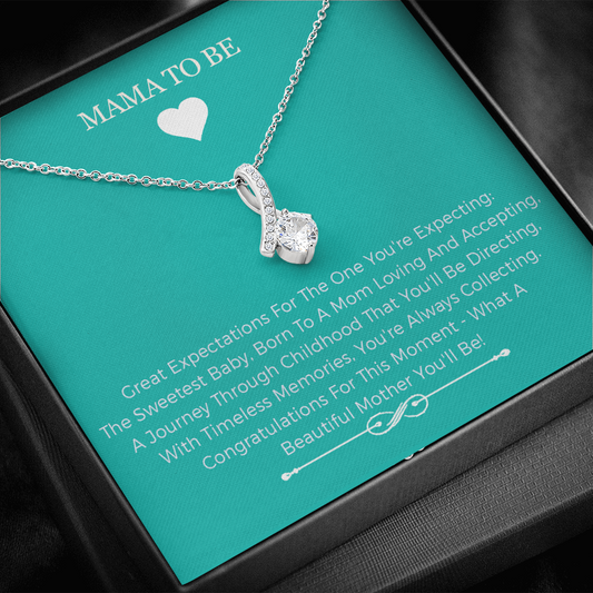 Pregnant Woman Alluring Beauty Necklace - Mama To Be