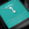 To My Beautiful Girlfriend Alluring Beauty Necklace Gift