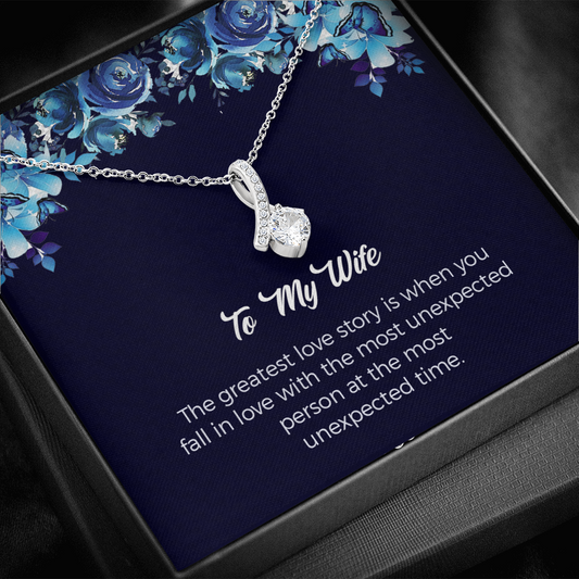To My Marine Wife Alluring Beauty Necklace