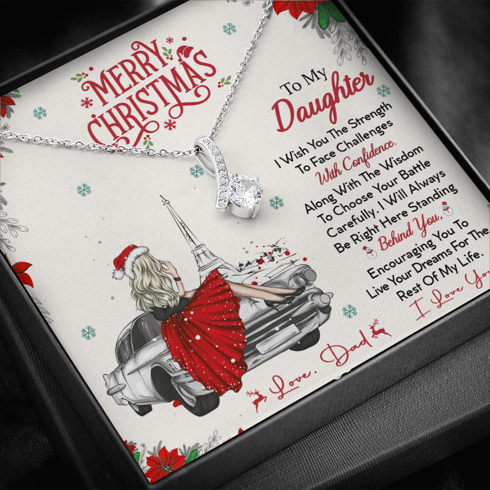 Daughter Gifts From Mom and Dad Necklace