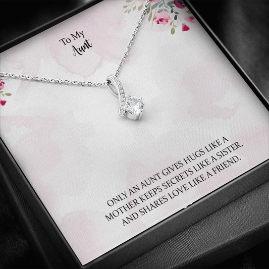 Best Aunt Necklace Gifts, For Aunt, Christmas Gift For Aunt, Best Aunt Ever Gift Jewelry, Aunts Pendant Necklaces