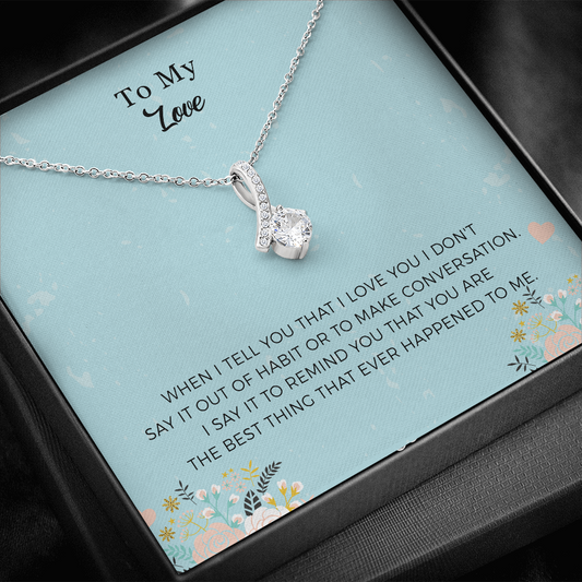 Alluring Beauty Necklace for Girlfriend/Wife, Valentines Day, Romantic Anniversary, Birthday Gift Ideas
