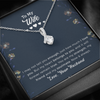 To My Beautiful Wife Alluring Beauty Necklace - Anniversary Gift for Wife, Birthday Gift for Wife, Gift for Wife, Necklace for Wife,