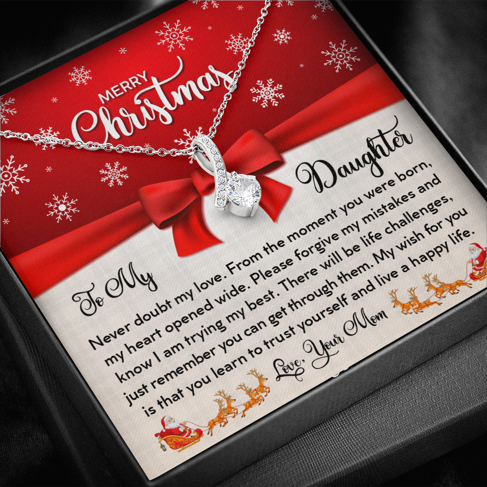 Daughter Gifts From Mom and Dad Necklace