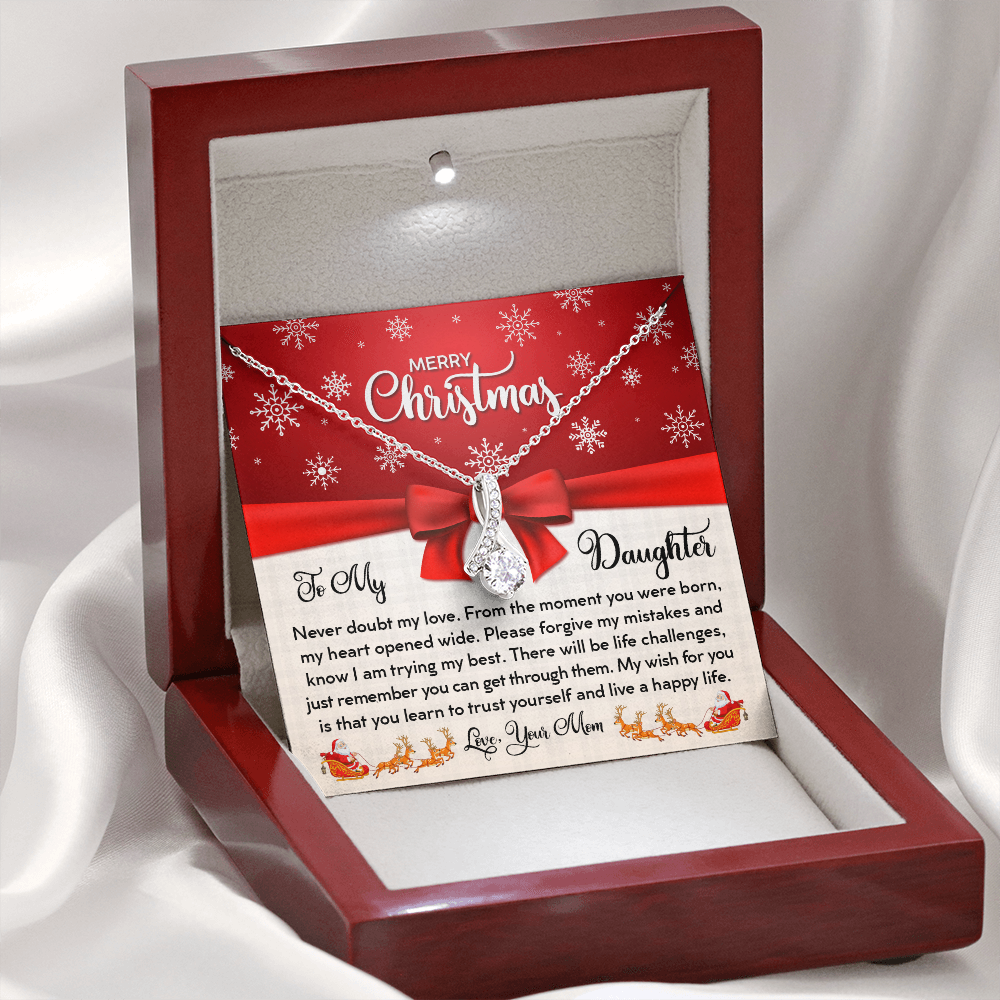 Daughter Gifts From Mom and Dad Necklace