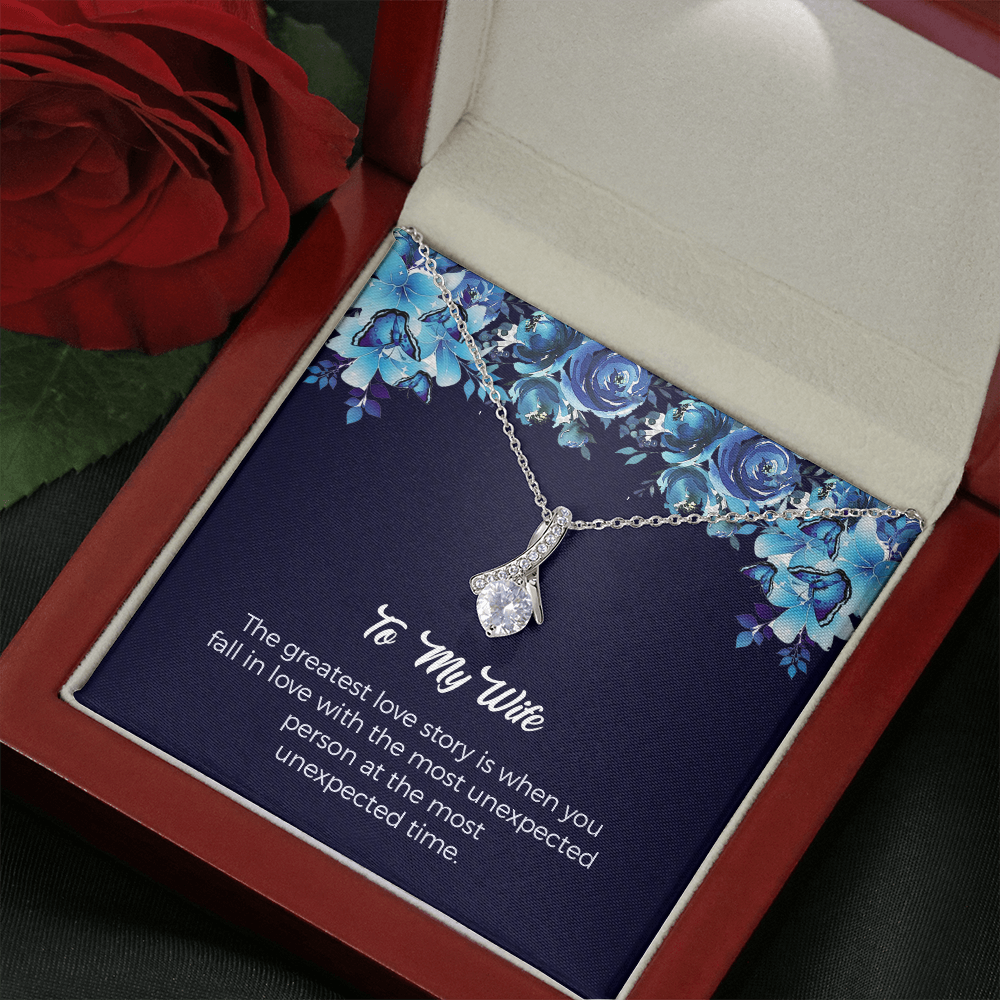 To My Marine Wife Alluring Beauty Necklace