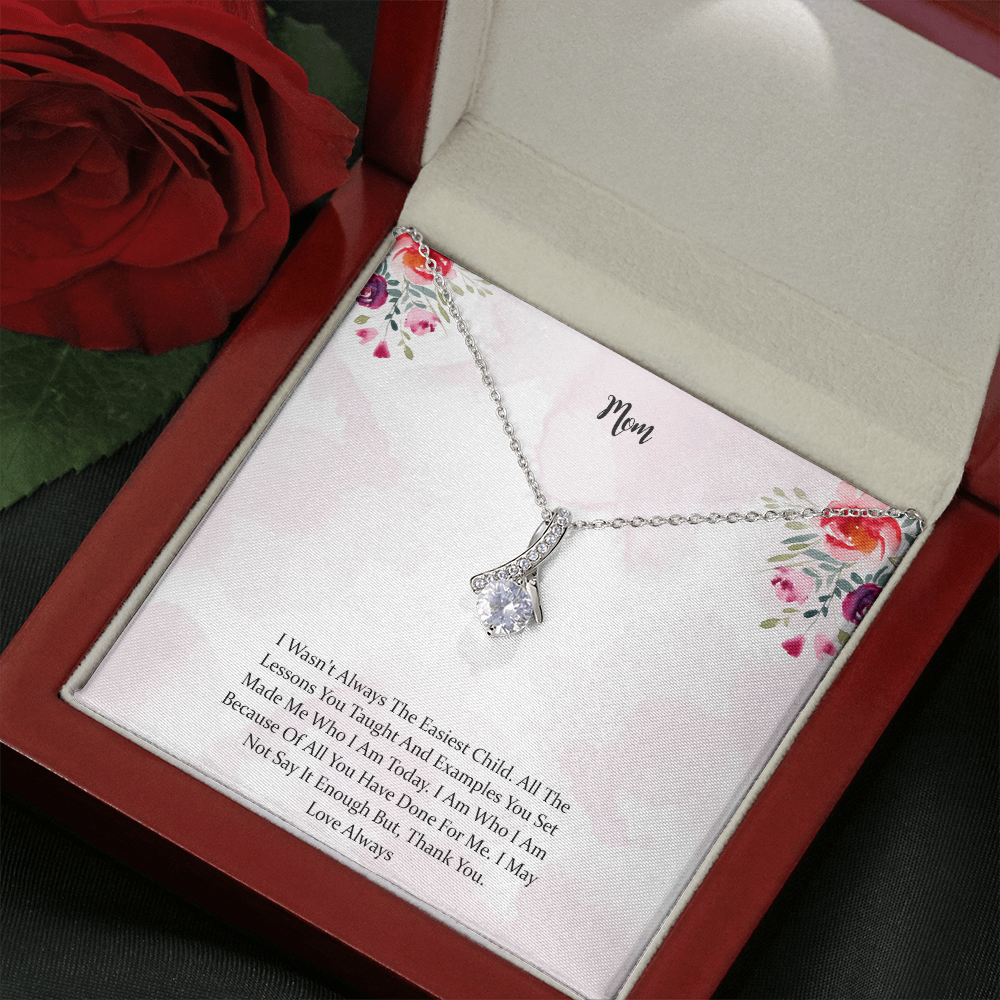 Mom Necklace Gift，Thank You Necklace, Gift, Mother Daughter Necklace