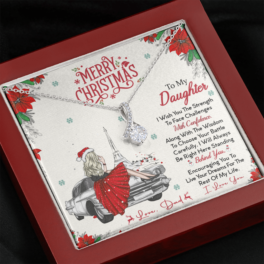 Daughter Gifts From Mom and Dad Necklace