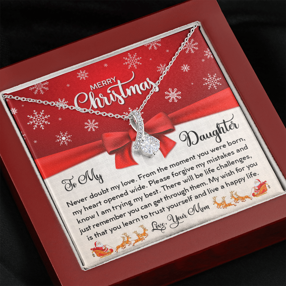 Daughter Gifts From Mom and Dad Necklace