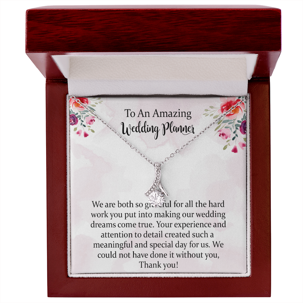 Wedding Planner Alluring Beauty Necklace Gift, Wedding Planner, Wedding Coordinator Gift, Thank You Gift Wedding Planner