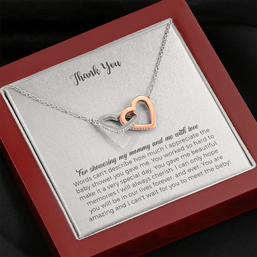 Baby Shower Hostess Gift Thank You Baby Shower Host Gifts Baby Shower Wording Baby Shower Favors Pregnancy Wish Necklace Gifts For Her