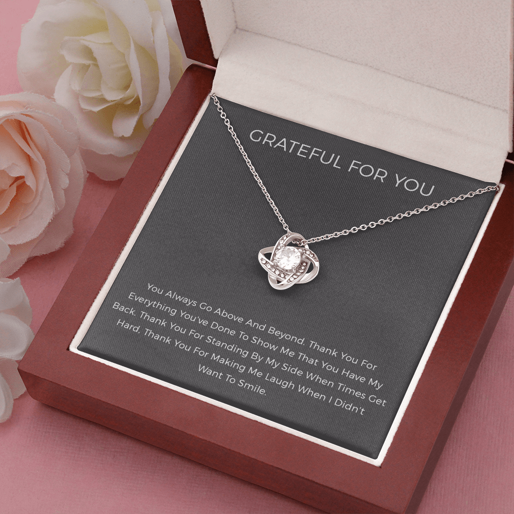 Thank You Gift, Gratitude Gift, Appreciation Necklace Gift, Gift For Best Friend, Thank You For Being In My Life
