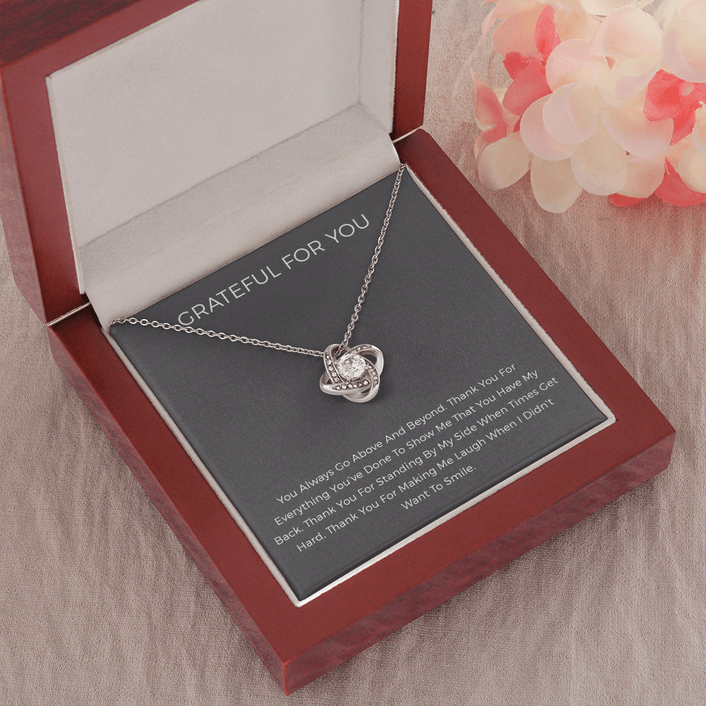 Thank You Gift, Gratitude Gift, Appreciation Necklace Gift, Gift For Best Friend, Thank You For Being In My Life
