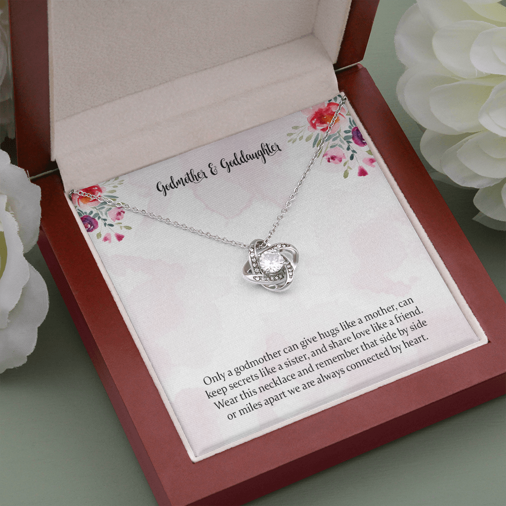 Godmother Goddaughter Necklace With Card Necklace Gift For Godmother On Mother’s Day Gift For Godmother Birthday