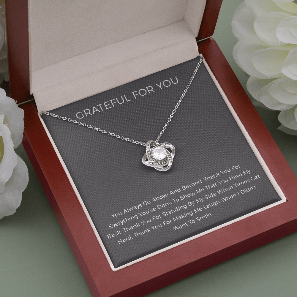 Thank You Gift, Gratitude Gift, Appreciation Necklace Gift, Gift For Best Friend, Thank You For Being In My Life