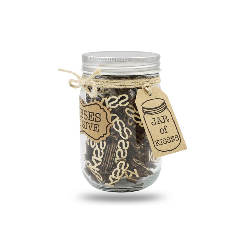 Kisses to Give Gift Jar - Handmade Gift