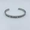 Treat People with Kindness Quote Bracelet